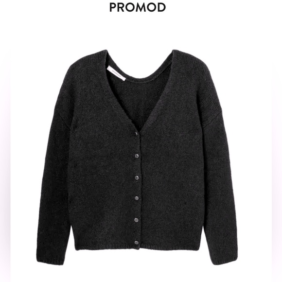 PROMOD Button Down V Soft Cardigan Size M - Picture 4 of 4